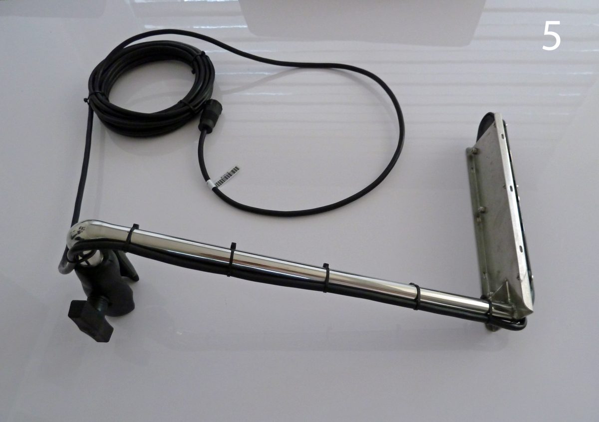 LSS-2 transducer kajak setup