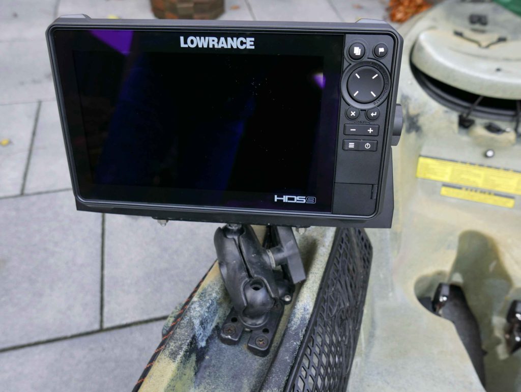 Lowrance-HDS-9-Live-Kayak-Installation