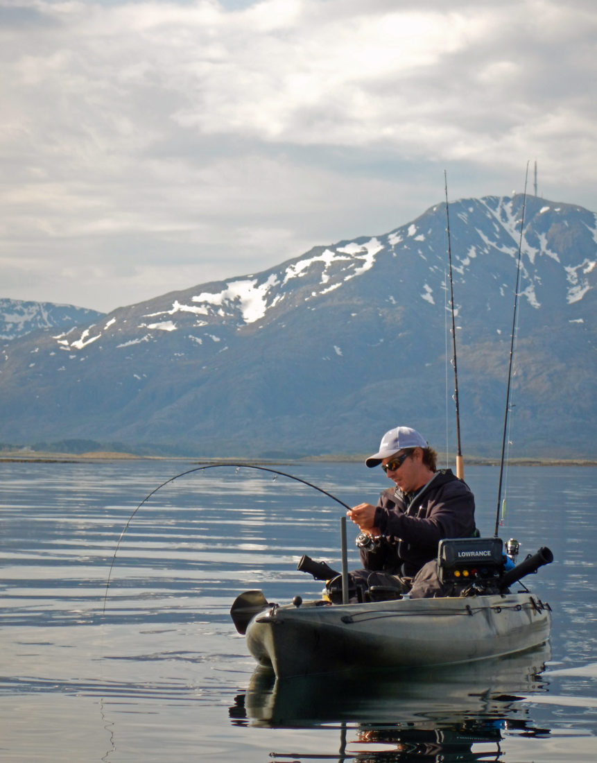 Noorwegen-kayak-vissen